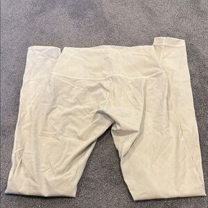 Lululemon Athletica stone/ cream align  Leggings